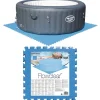 Bestway Piscina Y Spa-Protectores de suelo de piscina 8 piezas azul 58220