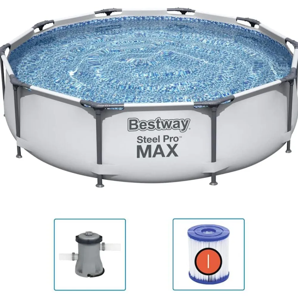 Bestway Piscina Y Spa-Set de piscina Steel Pro MAX 305x76 cm