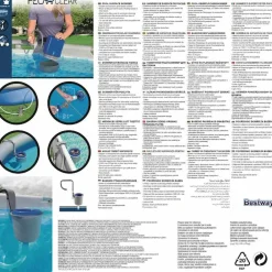 Bestway Skimmer de superficie de piscina Flowclear 58233 New