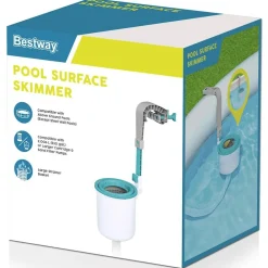 Bestway Skimmer de superficie de piscina Flowclear 58233 New