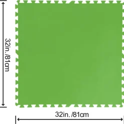Bestway Piscina Y Spa-Suelo protector para piscina Flowclear 9 uds verde 5,47 m²