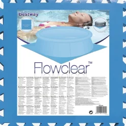 Bestway Piscina Y Spa-Suelo protector para piscina 8 uds azul