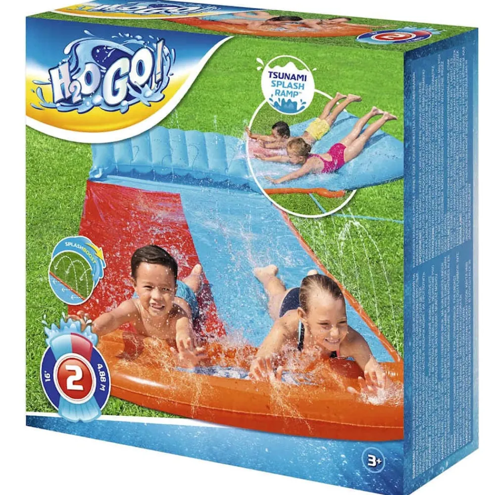 Bestway Tobogán acuático de doble pista H2OGO