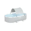 Bestway Toldo para piscina desmontable blanco New