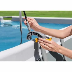 Bestway Toldo para piscina desmontable blanco New