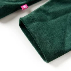 vidaXL Ropa Y Accesorios-Blusa infantil con volantes verde oscuro 104