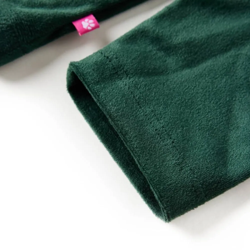 vidaXL Ropa Y Accesorios-Blusa infantil con volantes verde oscuro 104
