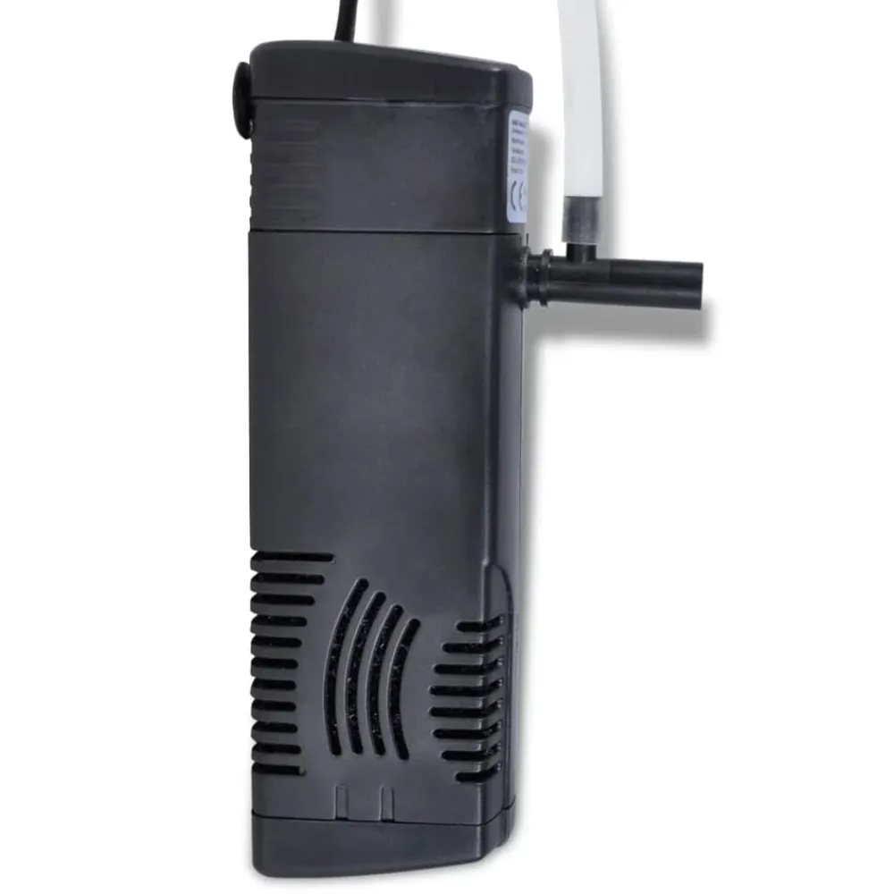 vidaXL Productos Para Mascotas-Bomba De Filtro De Acuario Con Carbón Activo 300L/H