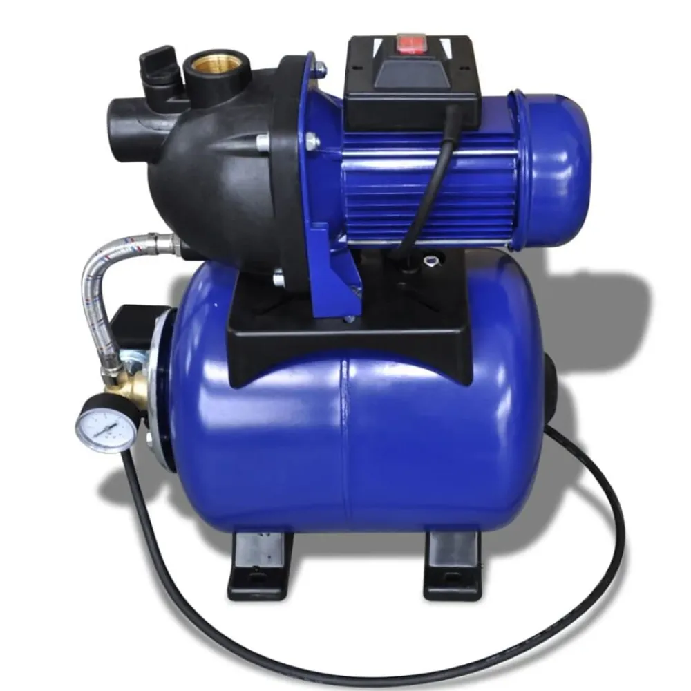 vidaXL Bomba De Jardín Eléctrica 1200W Azul New