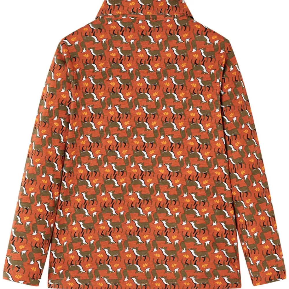vidaXL Ropa Y Accesorios-Camisa infantil color teja claro 92