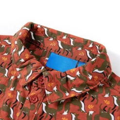 vidaXL Ropa Y Accesorios-Camisa infantil color teja claro 92