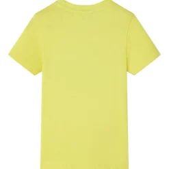 vidaXL Camiseta de manga corta infantil 92 Amarillo