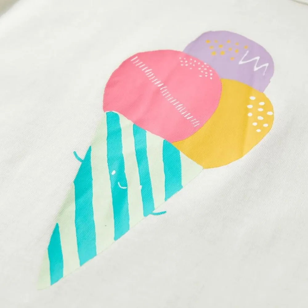 vidaXL Ropa Y Accesorios-Camiseta de niños color crudo 92
