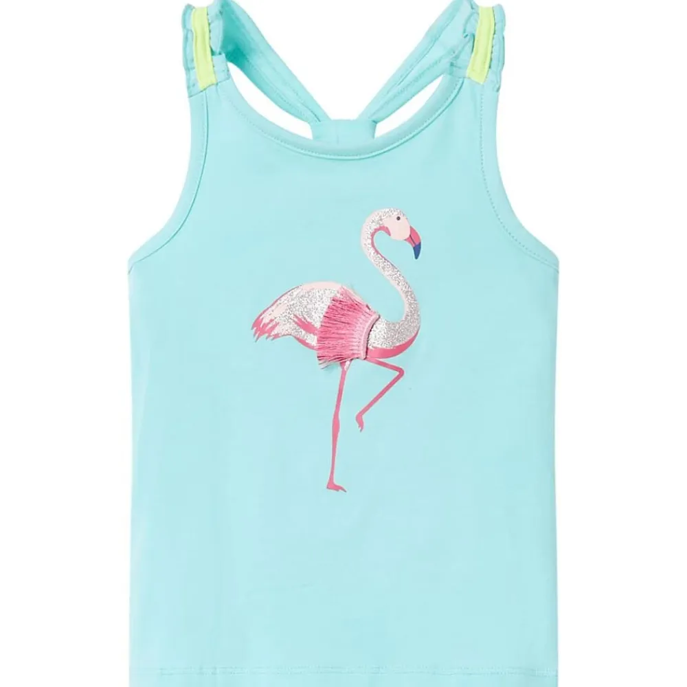 vidaXL Camiseta de tirantes infantil verde claro 116 Menta Discount