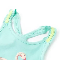 vidaXL Camiseta de tirantes infantil verde claro 116 Menta Discount