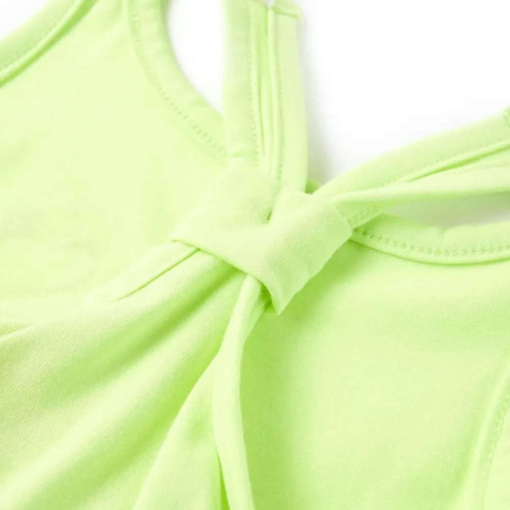 vidaXL Camiseta de tirantes infantil neón 104 Amarillo Online