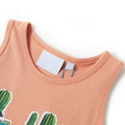 vidaXL Ropa Y Accesorios-Camiseta de tirantes infantil claro 128