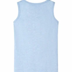 vidaXL Ropa Y Accesorios-Camiseta de tirantes infantil azul suave mélange 104