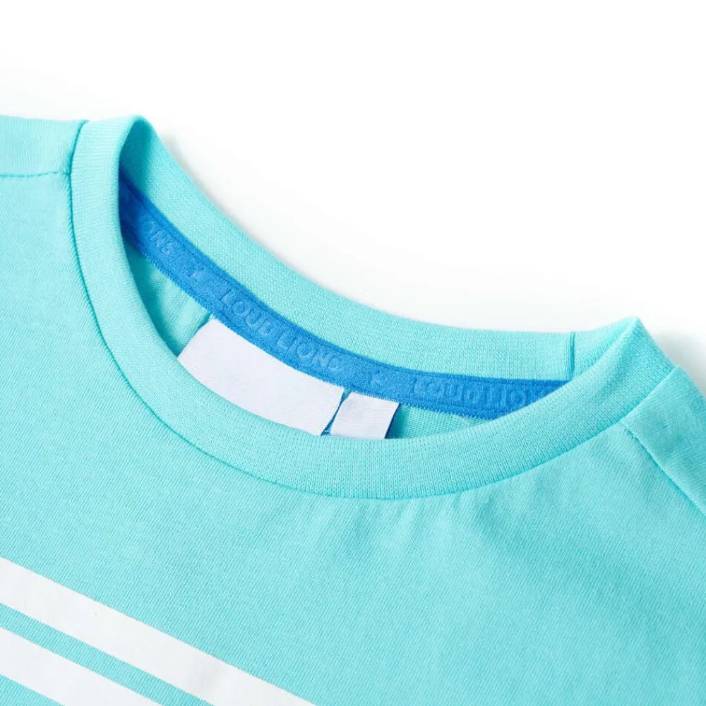 vidaXL Ropa Y Accesorios-Camiseta infantil aguamarina 116