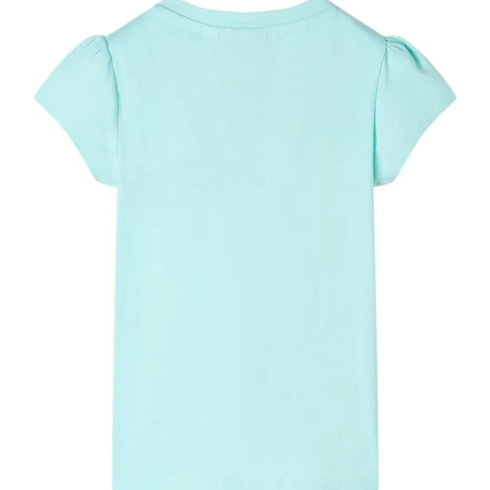 vidaXL Ropa Y Accesorios-Camiseta infantil aguamarina claro 92