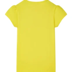 vidaXL Camiseta infantil brillante 140 Amarillo Discount