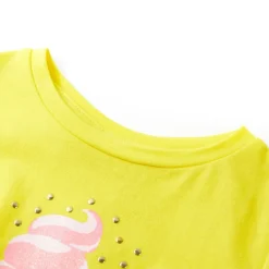 vidaXL Camiseta infantil 104 Amarillo Online