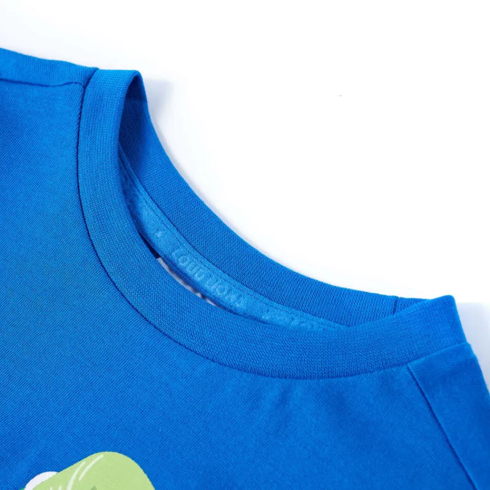 vidaXL Ropa Y Accesorios-Camiseta infantil azul chillón 116