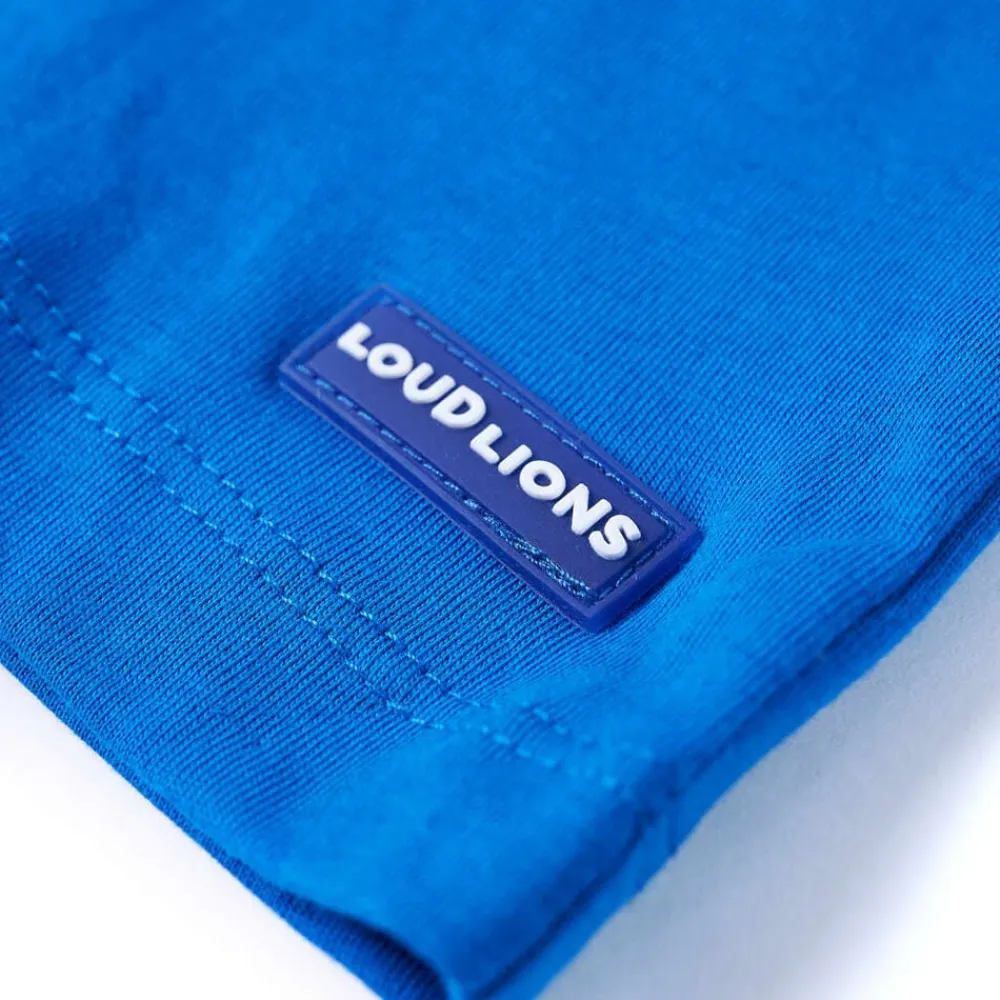 vidaXL Ropa Y Accesorios-Camiseta infantil azul chillón 116