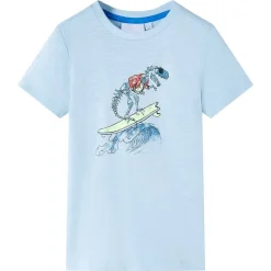 vidaXL Ropa Y Accesorios-Camiseta infantil azul claro 128