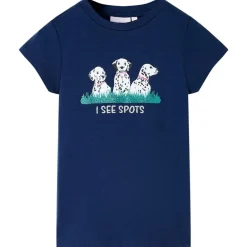 vidaXL Ropa Y Accesorios-Camiseta infantil marino 116