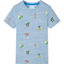 vidaXL Ropa Y Accesorios-Camiseta infantil mélange 104