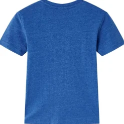 vidaXL Camiseta infantil mélange 116 Azul oscuro Outlet