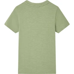 vidaXL Camiseta infantil claro 116 Caqui Clearance