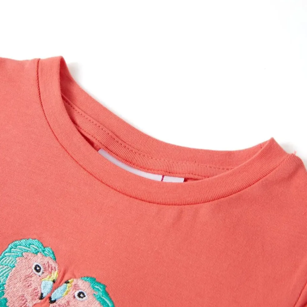 vidaXL Camiseta infantil color 104 Coral Online