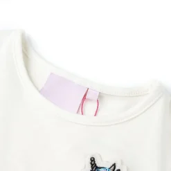 vidaXL Camiseta infantil color 140 Crudo Discount