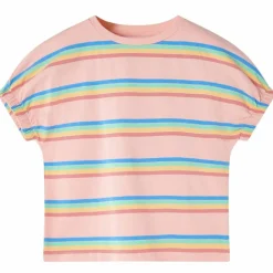 vidaXL Ropa Y Accesorios-Camiseta infantil color melocotón 128