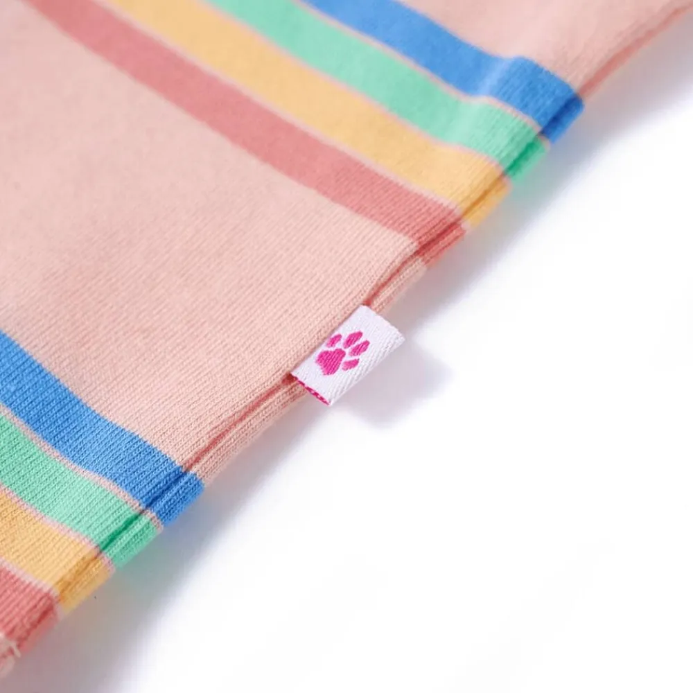 vidaXL Ropa Y Accesorios-Camiseta infantil color melocotón 128