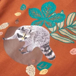 vidaXL Camiseta infantil de manga larga color coñac 128 Co&ntilde;ac