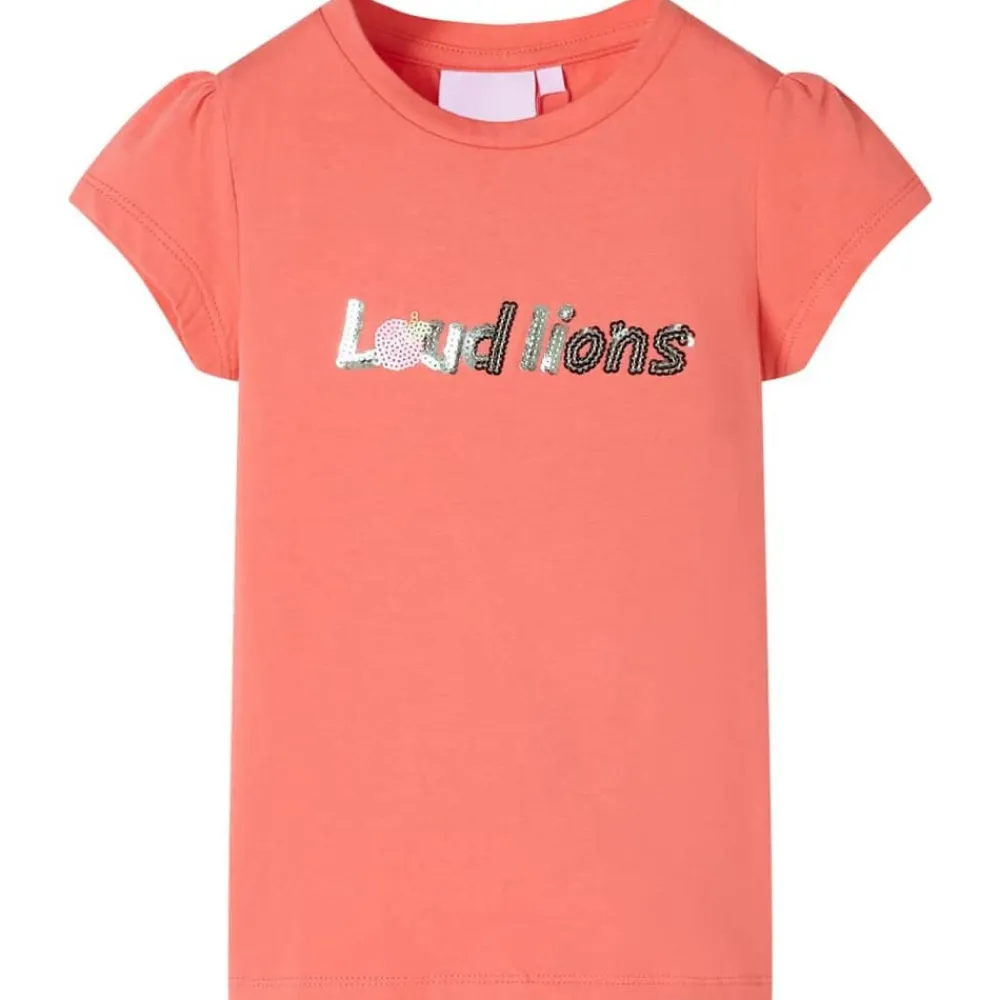 vidaXL Ropa Y Accesorios-Camiseta infantil de manga casquillo 116