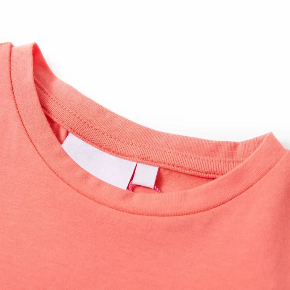vidaXL Ropa Y Accesorios-Camiseta infantil de manga casquillo 116