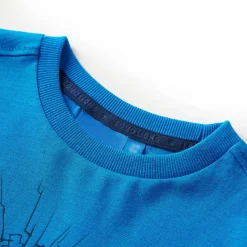vidaXL Ropa Y Accesorios-Camiseta infantil de manga larga azul cobalto 92