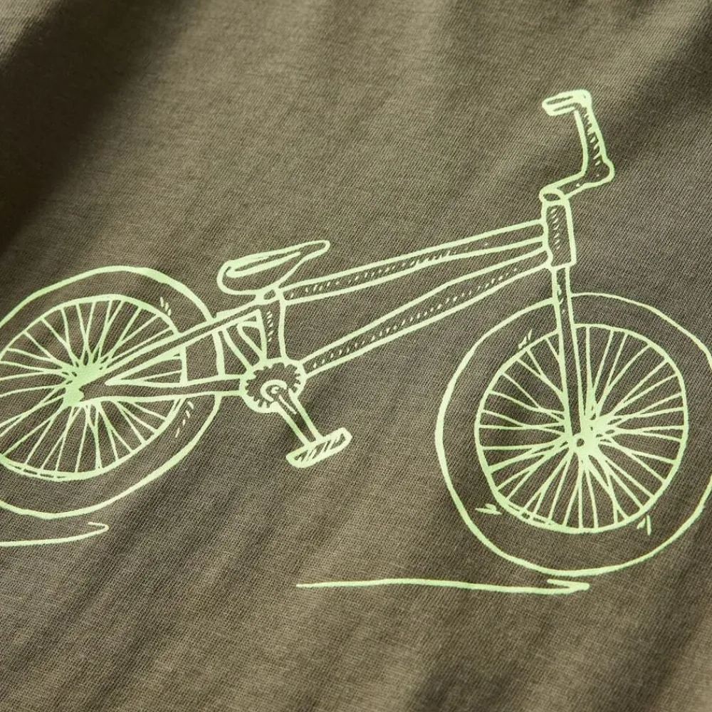vidaXL Ropa Y Accesorios-Camiseta infantil de manga larga caqui 92