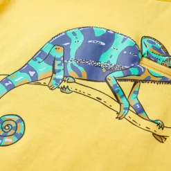 vidaXL Camiseta infantil de manga corta claro 104 Ocre Outlet