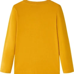 vidaXL Camiseta infantil de manga larga color 104 Ocre