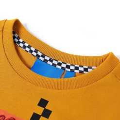 vidaXL Camiseta infantil de manga larga color 104 Ocre