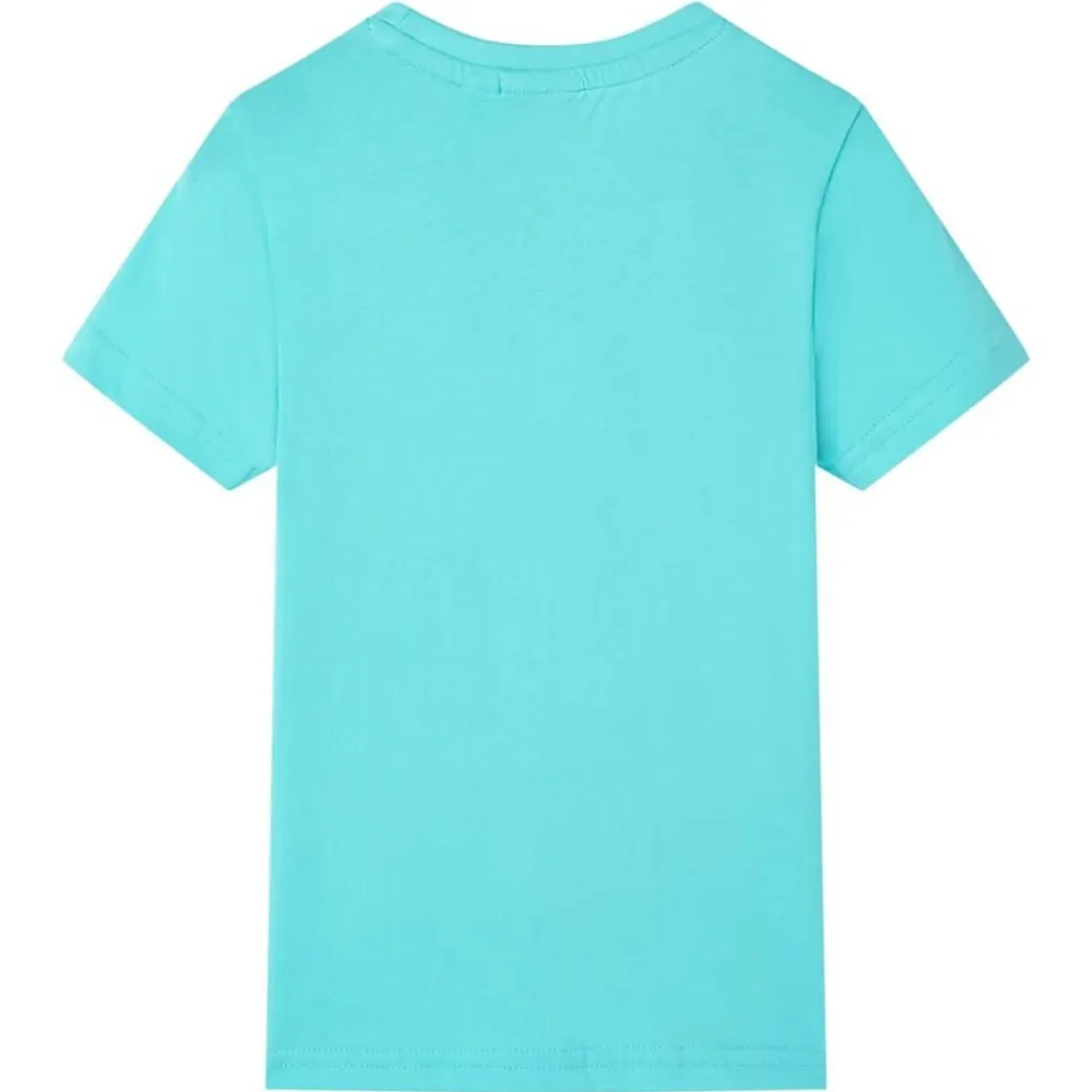 vidaXL Camiseta infantil de manga corta color aguamarina 116 Verde agua Sale