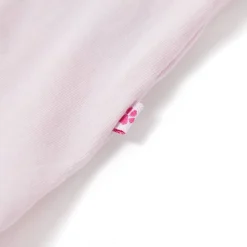 vidaXL Camiseta infantil de manga casquillo rosa suave 104 Rosa claro