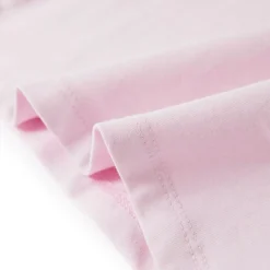 vidaXL Camiseta infantil de manga casquillo rosa suave 104 Rosa claro