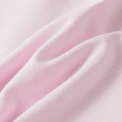 vidaXL Camiseta infantil de manga casquillo rosa suave 104 Rosa claro