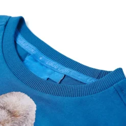 vidaXL Ropa Y Accesorios-Camiseta infantil de manga larga azul petróleo 104